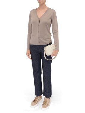 ‘S MaxMara Straight-Leg Jeans Dark Indigo Blue 4 Designer Luxury Classic Pants
